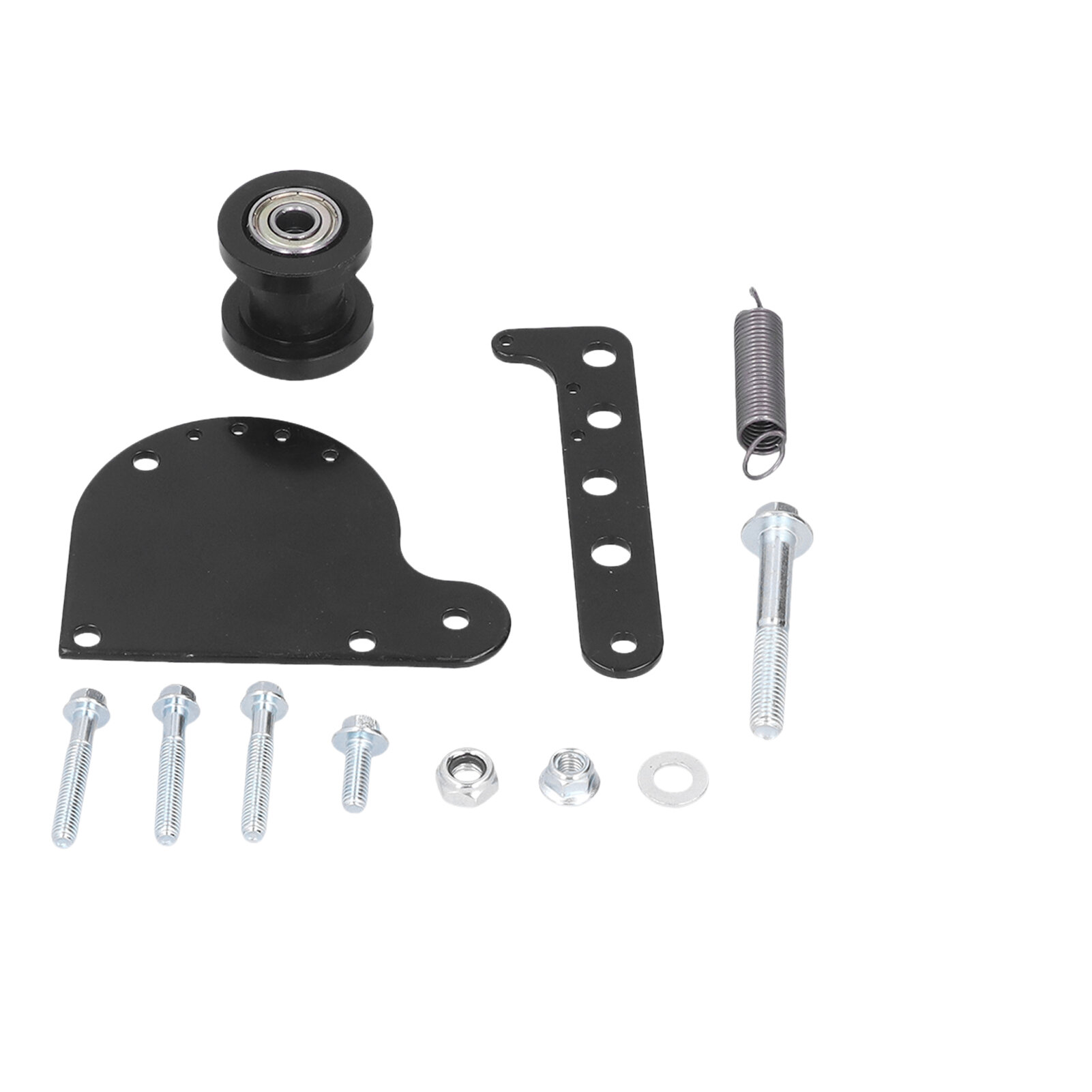 Black Spring Loaded Chain Tensioner Kit Fit for 49cc 66cc 80cc Engine Motorized Bike — фото 1