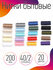 Набор бытовых ниток с иголками IDEAL 40/2 200ярд 100% п/э, уп.20ш...
