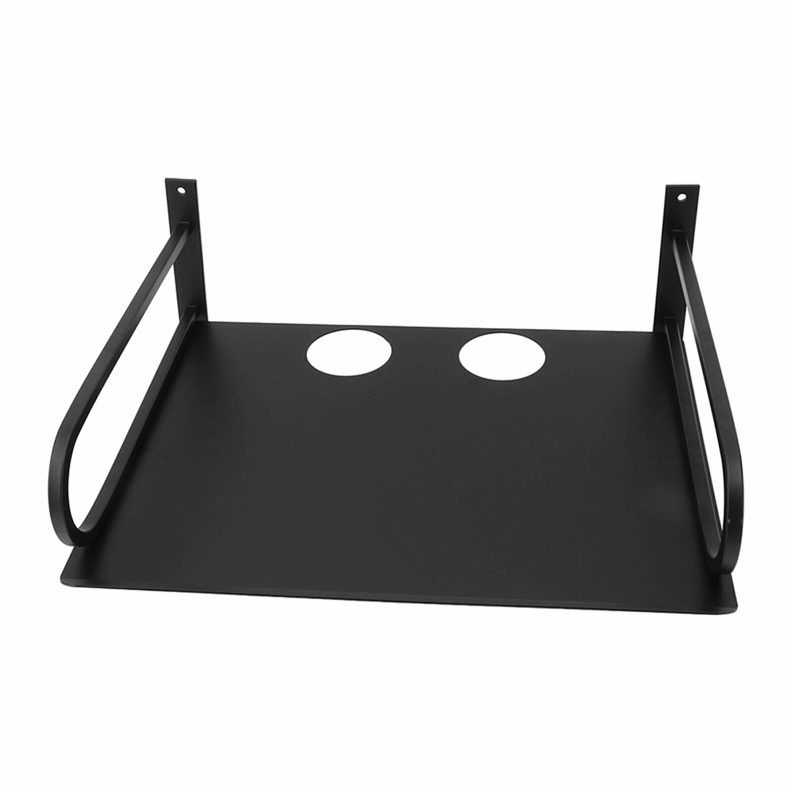 Крепежная полка для проектора настенная алюминиевая полка для телевизора роутера DVD плеера и приставки черная