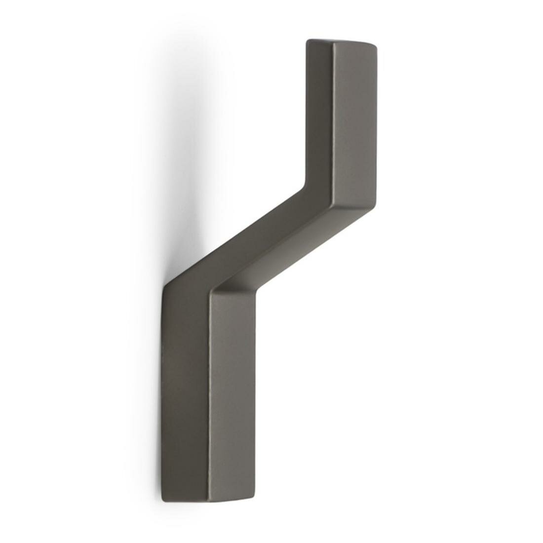 Крючок мебельный CAPPIO TRANQUILITY однорожковый цвет графит