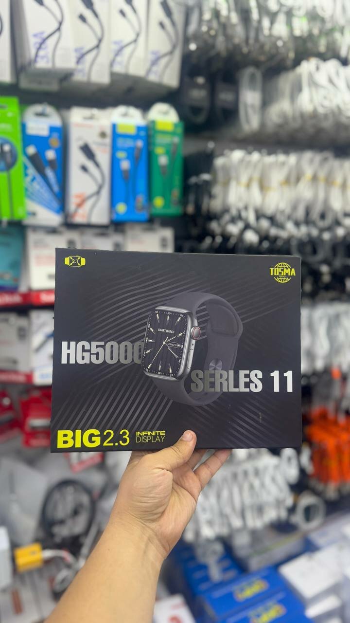 HG5000 serles 11, Big 2.3 — смарт-часы с 7 сменными браслетами.