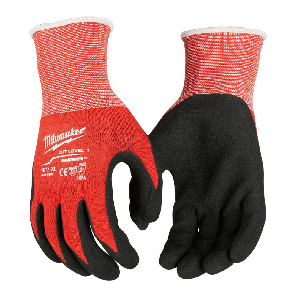 Перчатки Milwaukee с защитой от порезов уровень 1 размер 10 (XL)