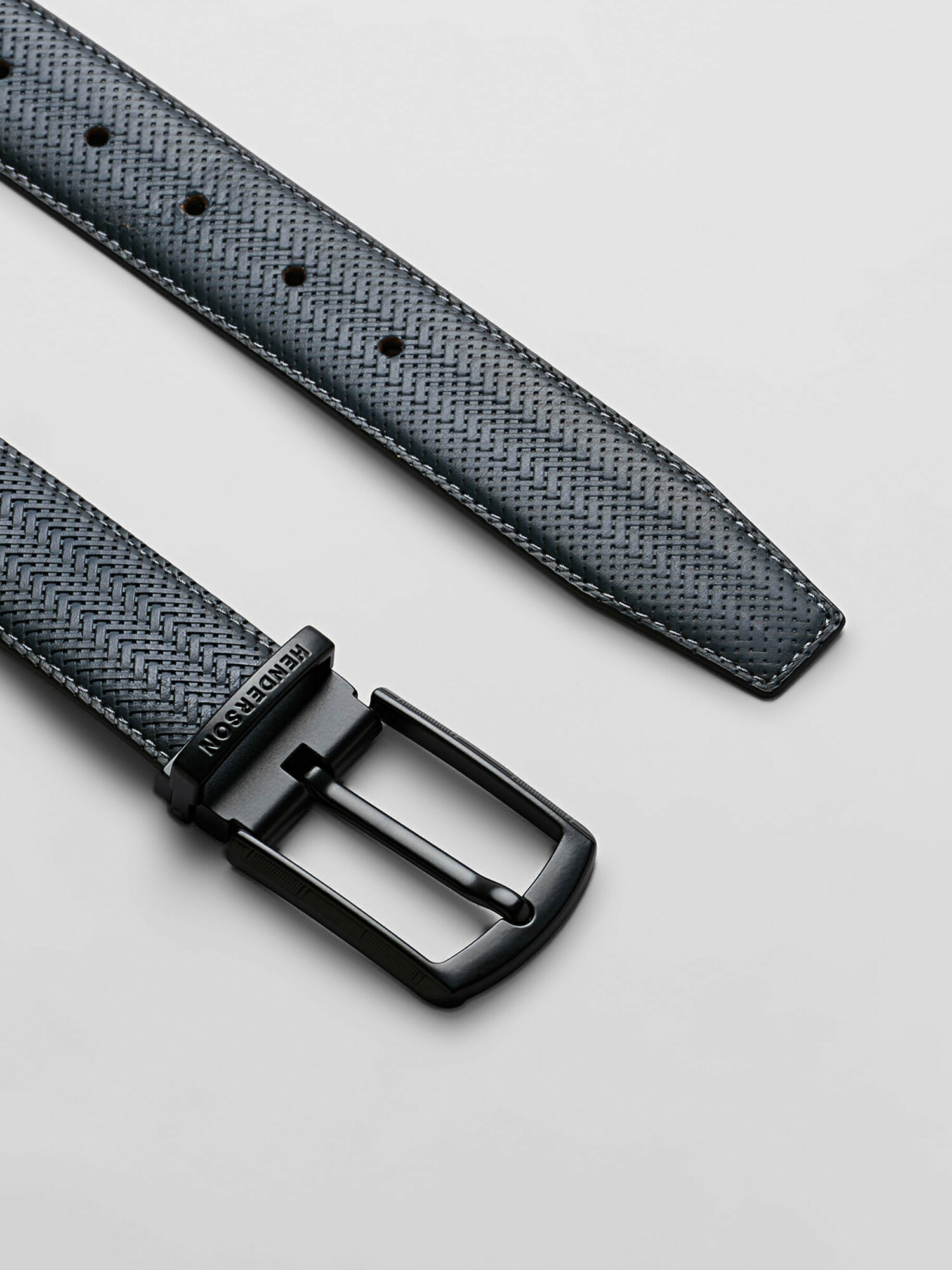 Ремень HENDERSON для мужчин, размер 115, серый — фото 1