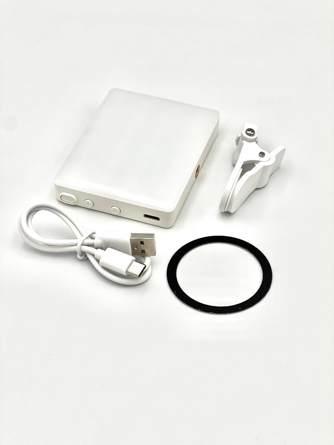 Мини-лампа для селфи, с зажимом для телефона, в форме круга, сердца и других форм