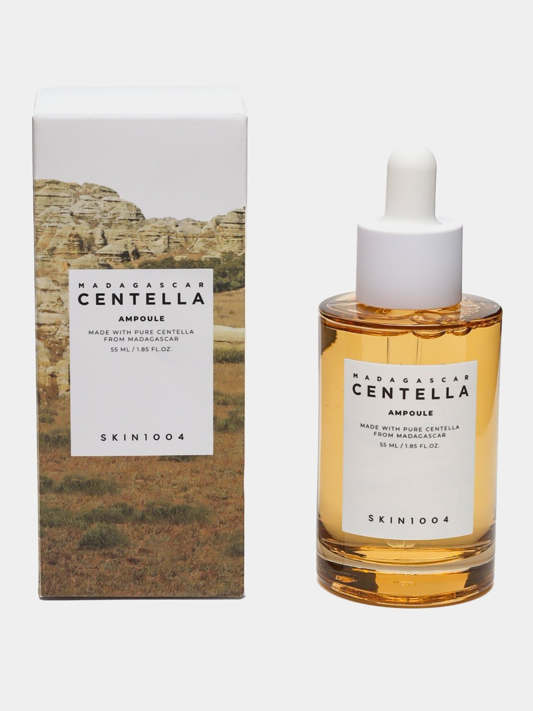 Успокаивающая ампульная сыворотка с центеллой из Мадагаскара Skin1004, 55 мл.