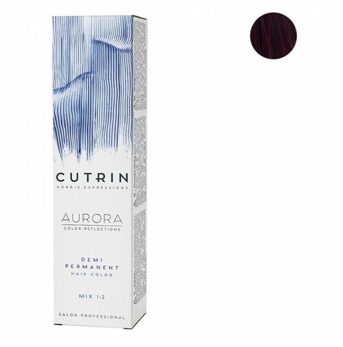 Cutrin AURORA Demi Безаммиачный краситель для волос, 6.56 Бессонная ночь