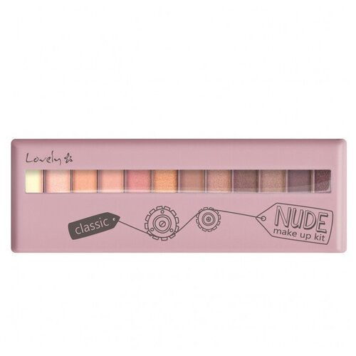 Палетка теней для век `LOVELY` NUDE MAKE UP KIT CLASSIC