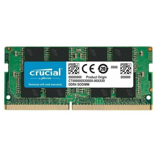 Оперативная память Crucial SO-DIMM DDR 4 DIMM 8Gb PC25600 3200MHz