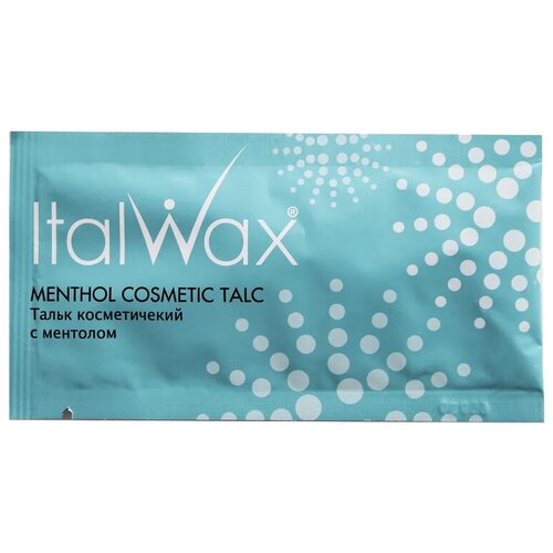 ItalWax Тальк с ментолом для депиляции 3 г тальк косметический professional для депиляции 60 г