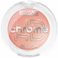 LUXVISAGE румяна HD Chrome, 102 золотистый персик