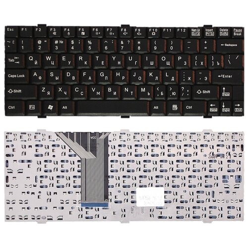 Клавиатура keyboard K022326A1 для ноутбука Fujitsu-Siemens LifeBook P5000 P5010 P5020 B3010D B3020D черная 2141₽