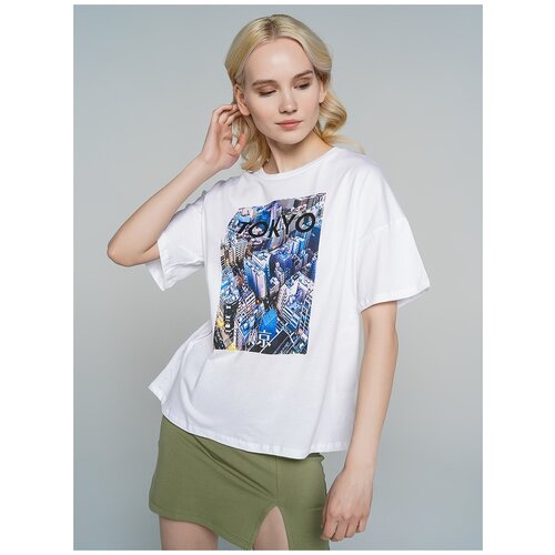 фото Футболка с кор.рукавом твое 80032 размер xs, белый, women