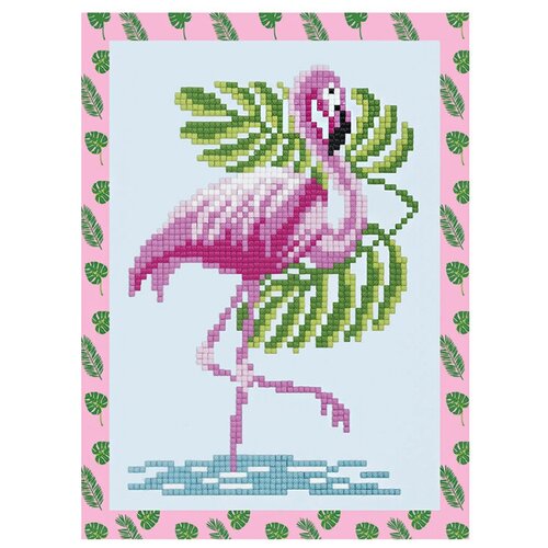 фото Мозаика фрея набор для творчества алмазная мозаика фламинго,19.5х14см,alvs-019