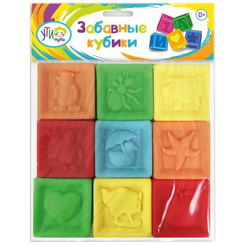 Набор для ванной Ути-Пути Кубики 62279, разноцветный набор для ванной яигрушка забавные кубики 12301 разноцветный