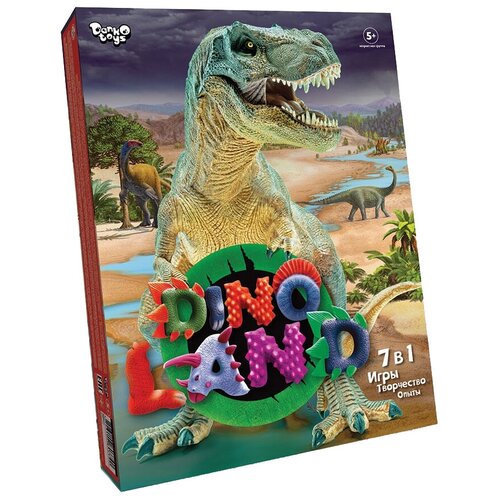 Настольная игра Danko Toys Dino Land 7в1