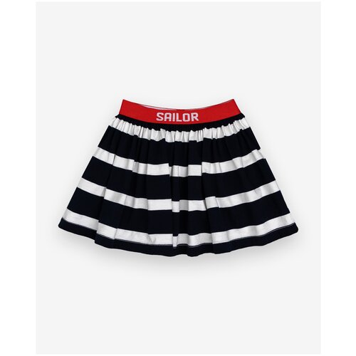 фото Юбка gulliver baby размер 86, синий/полоска