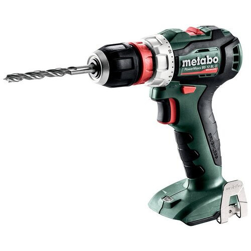 Аккумуляторная дрель-шуруповерт Metabo PowerMaxx BS 12 BL 601039890, без аккумулятора дрель шуруповерт аккумуляторная metabo powermaxx bs bl 2x2 0 ач бесщеточная