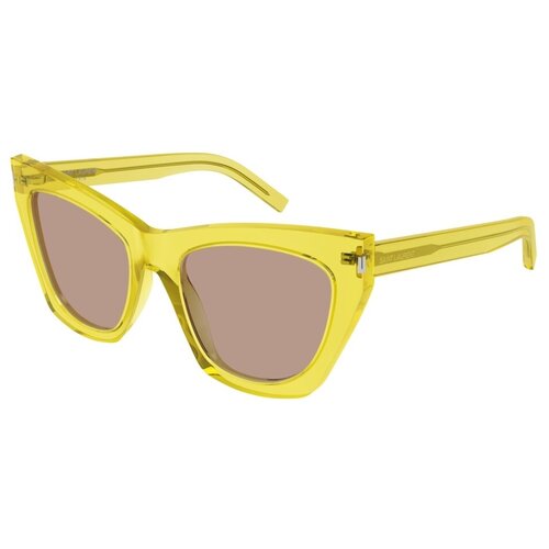 Солнцезащитные очки Saint Laurent, желтый солнцезащитные очки saint laurent желтый золотой