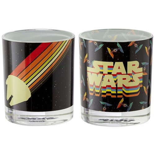 Бокал стеклянный Funko Star Wars Retro: Tumbler Set (2 шт.): Retro Vehicles UT-SW06326