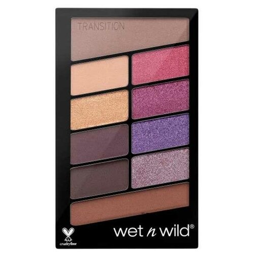 Купить Wet n Wild Палетка теней для век Color Icon 10 Pan Palette, 8 мл, коричневый/фиолетовый/бежевый/золотистый/розовый/светло-коричневый