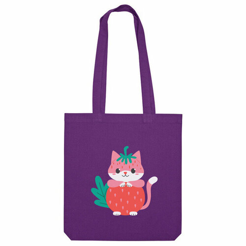 фото Сумка шоппер us basic, фиолетовый