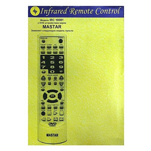 фото Пульт к irc10081d mastar aux huayu