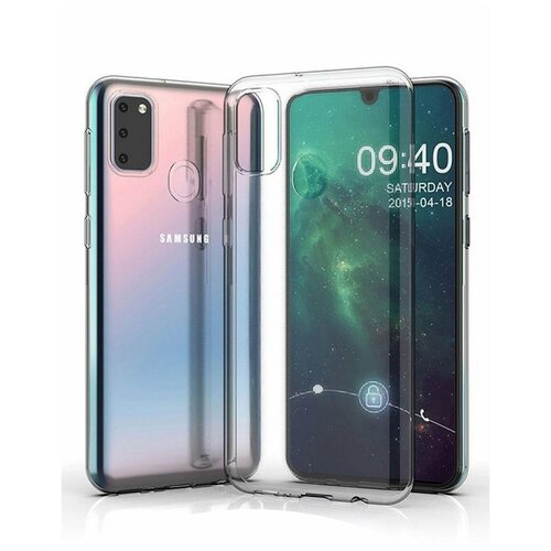 фото Чехол для samsung galaxy m21 & galaxy m30s / чехол на самсунг m21 и cамсунг м30с прозрачный oem