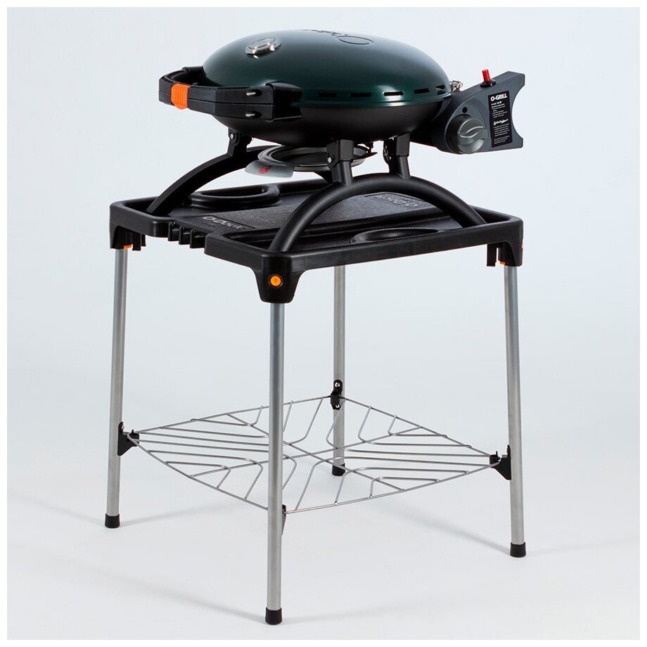 Газовый гриль O-GRILL 500MT bicolor black-green (зеленый) - фотография № 7