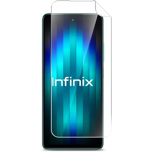 Защитная пленка для Infinix HOT 30 Play (Инфиникс Хот 30 плей) на Экран прозрачная гидрогелевая силиконовая клеевая основа полноклеевое, Miuko защитная пленка на infinix hot 30 play инфиникс хот 30 плей на экран матовая гидрогелевая с олеофобным покрытием полноклеевое brozo