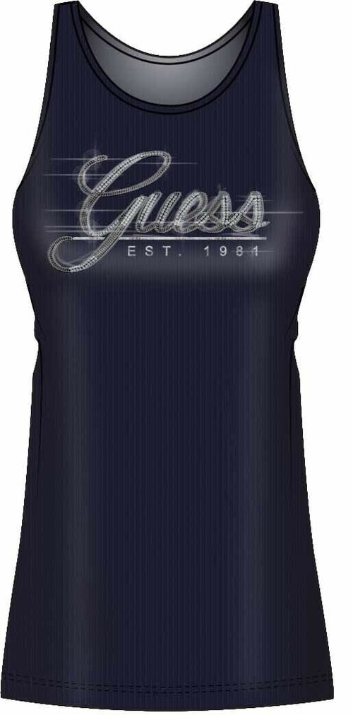 Майка GUESS, размер 42/XS, синий