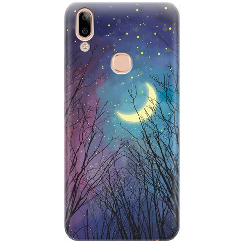 фото Re:pa накладка transparent для vivo y85 / v9 с принтом "месяц в ветвях"