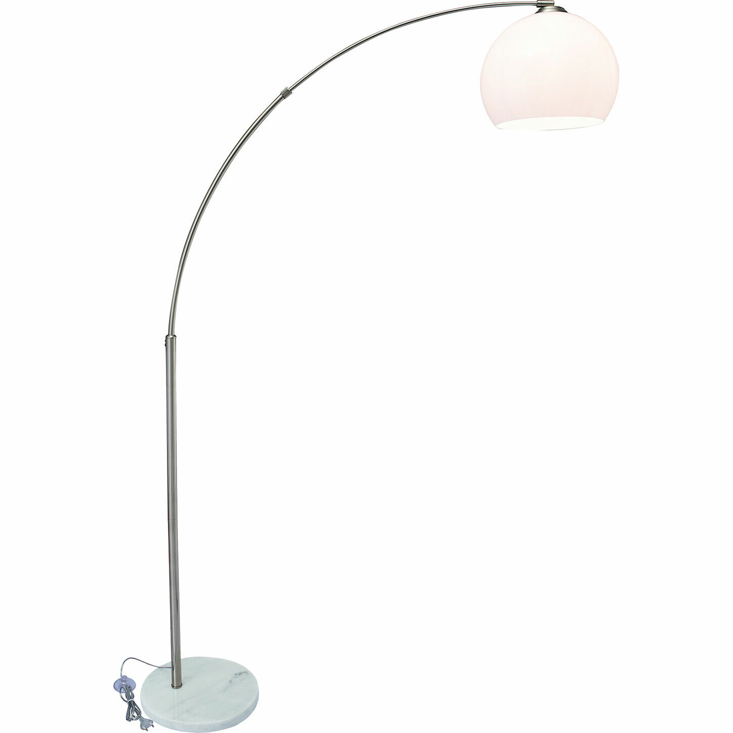 Торшер ArteLamp A5822PN-1SS E27 60 Вт металл пластик керамика серебряный хром