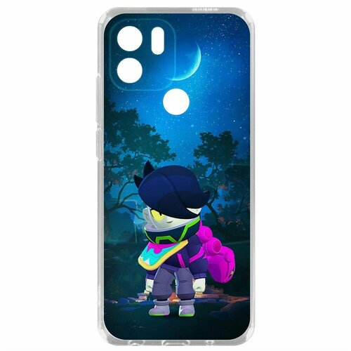 Чехол-накладка Krutoff Clear Case Brawl Stars-Орочи Эдгар для Xiaomi Poco C51 чехол накладка krutoff clear case brawl stars орочи эдгар для xiaomi poco m6 pro 4g