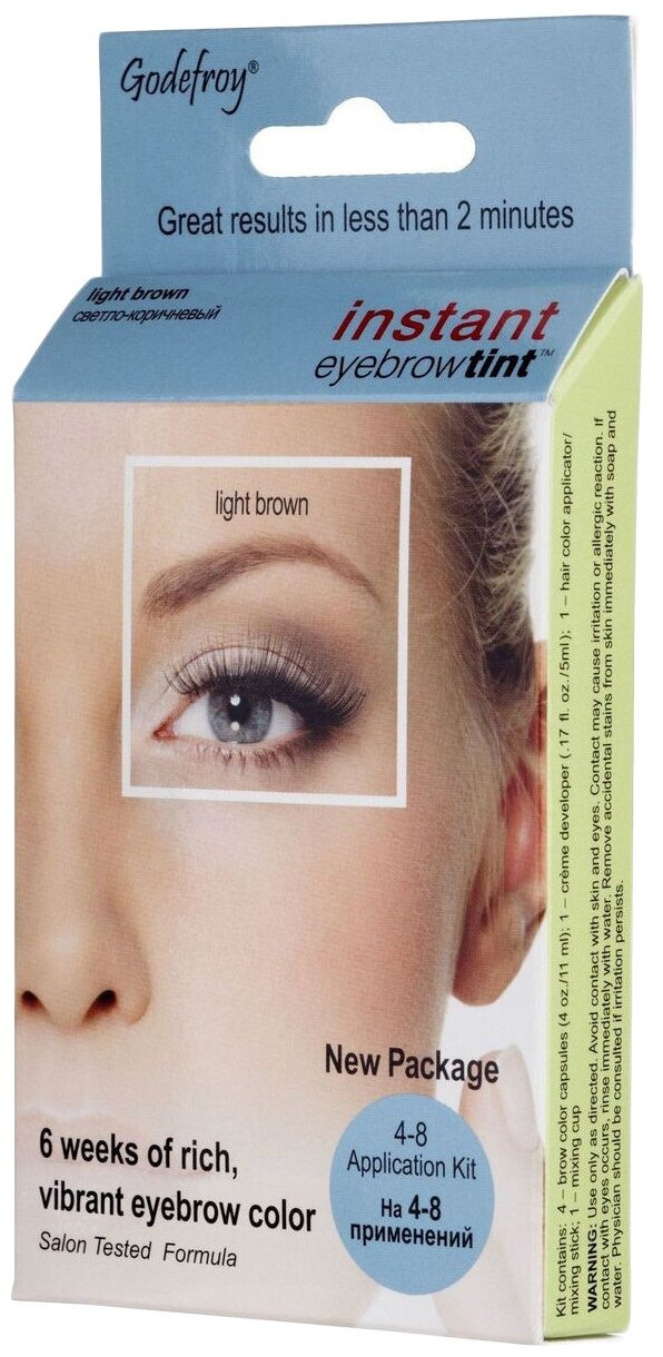 -       , - / Eyebrow Tint Light Brown 4 