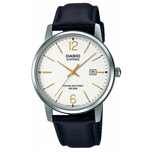 Наручные часы CASIO Collection Men MTS-110L-7A, коричневый, белый casio mts 110l 2a