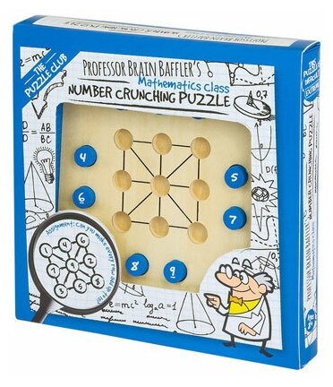 Головоломка Professor Puzzle Professor Brain Baffler’s Number Crunching Puzzle (PC1416) бежевый