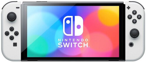 Игровая приставка Nintendo Switch OLED 64 ГБ, без игр, белый — купить в интернет-магазине по низкой цене на Яндекс Маркете