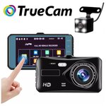 Видеорегистратор FULL HD TRUECAM A8, 2 камеры - изображение