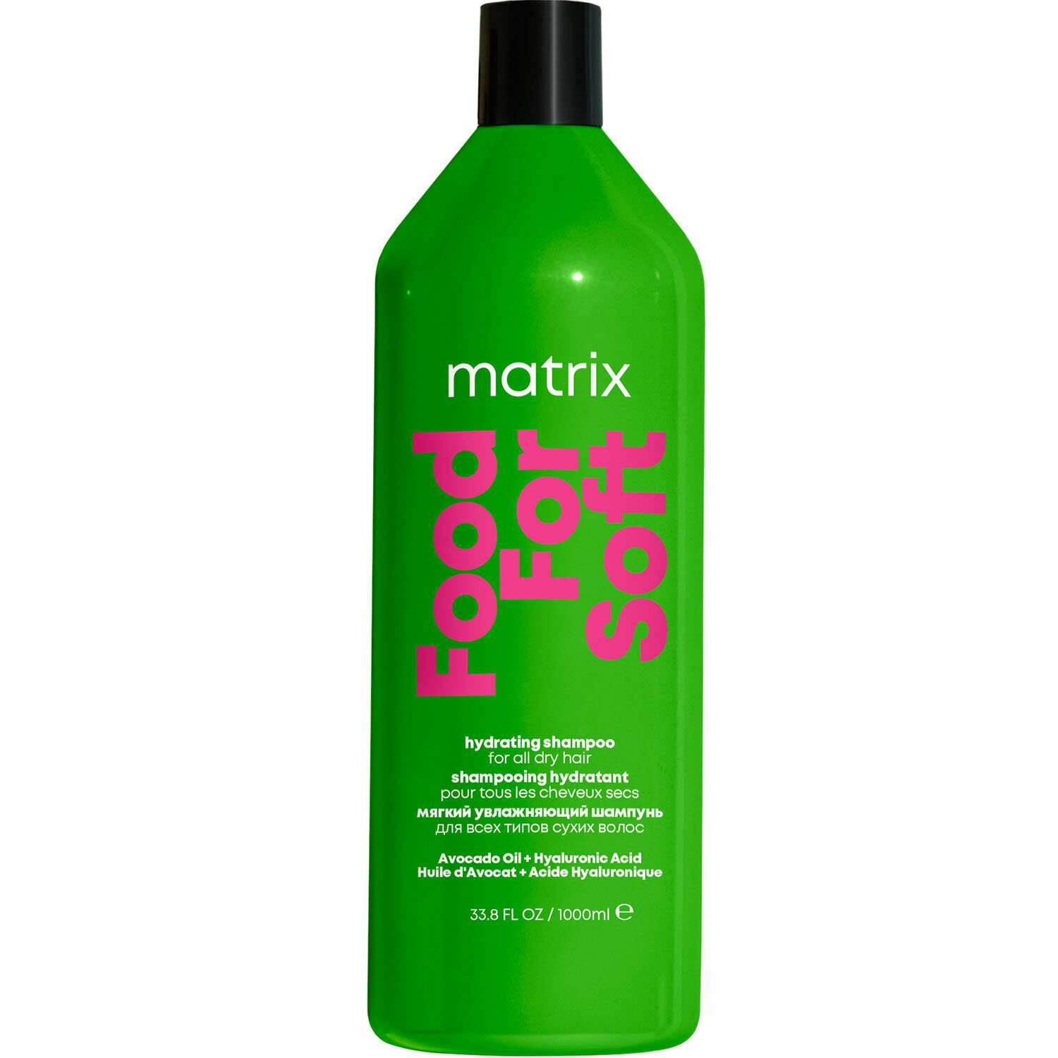 MATRIX Увлажняющий шампунь с маслом авокадо и гиалуроновой кислотой для сухих волос, 1000 мл