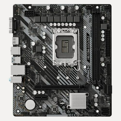 Изображение товара Материнская плата ASRock H610M-HVS/M.2 R2.0, LGA 1700, Intel H610, mATX, Ret