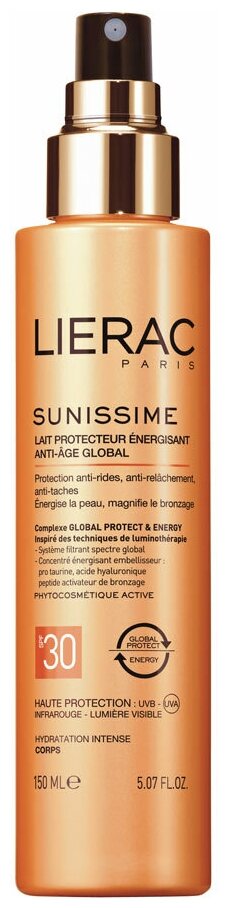 Lierac Lierac Sunissime молочко-спрей солнцезащитное SPF 30, 150 мл