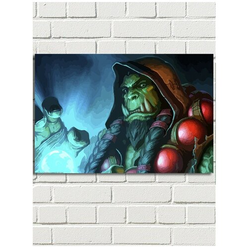 Картина по номерам Игра WOW World of Warcraft - 6016 Г 60x40 картина по номерам раскраска тематика игра crusader of centy 9889 г 60x40