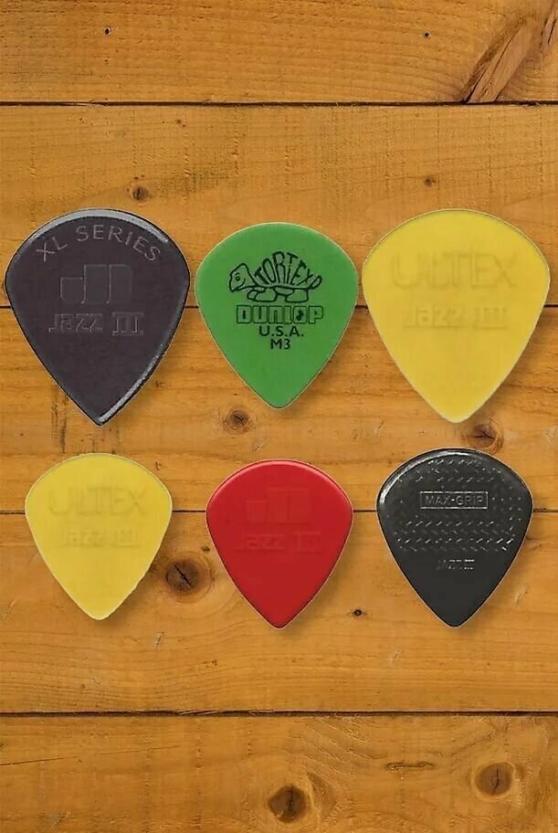 PVP103 Набор медиаторов Jazz III Pick Variety Pack 6шт, Dunlop