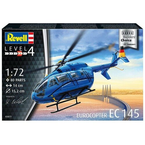 Сборная модель Revell Eurocopter EC 145 Builders Choice (03877) 1:100