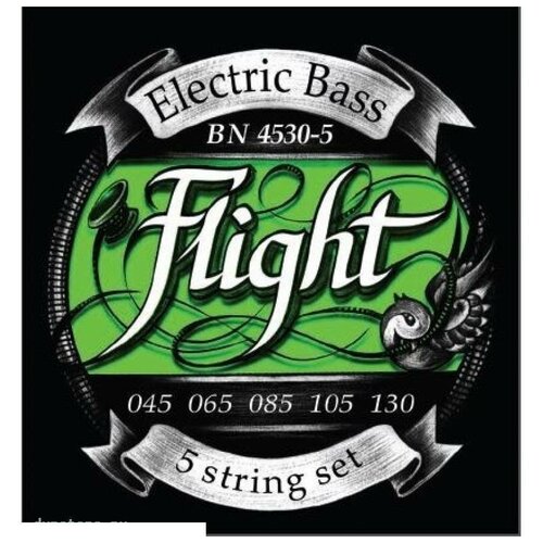 фото Струны для 5-ти струнной бас гитары flight bn4530-5