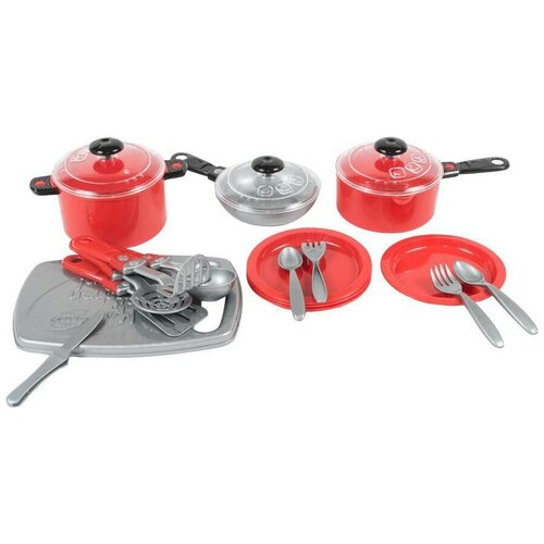 фото Набор посуды orion toys iriska 3 красный