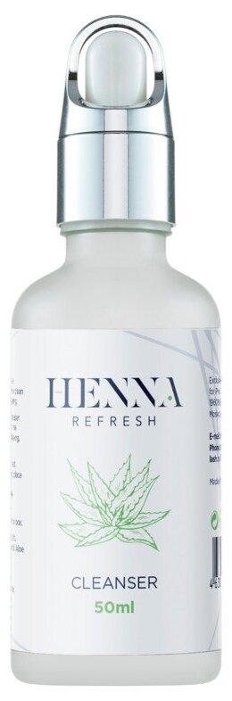 Henna Refresh Cleanser c соком алоэ, 50 мл, бесцветный, 50 мл