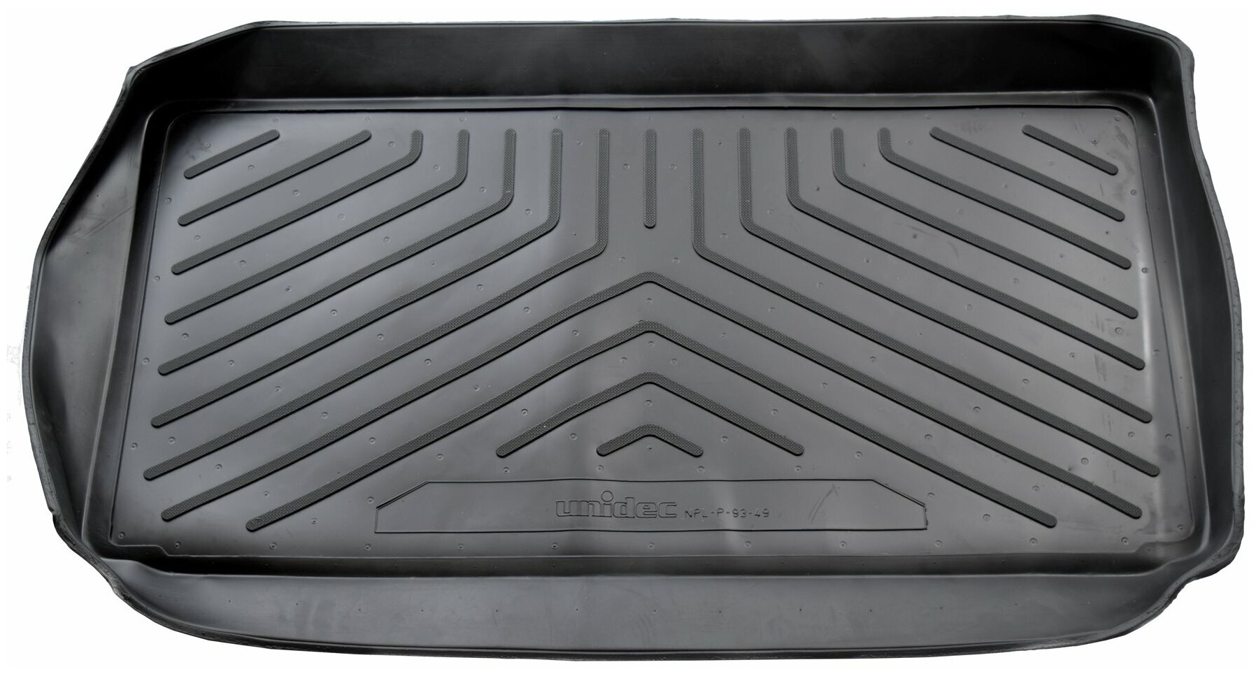 Коврик багажника для UAZ Hunter Norplast, NPL-P-93-49, Чёрный