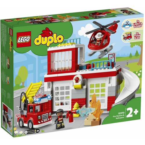 Конструктор LEGO Пожарная станция и вертолет (10970 Fire Station & Helicopter)