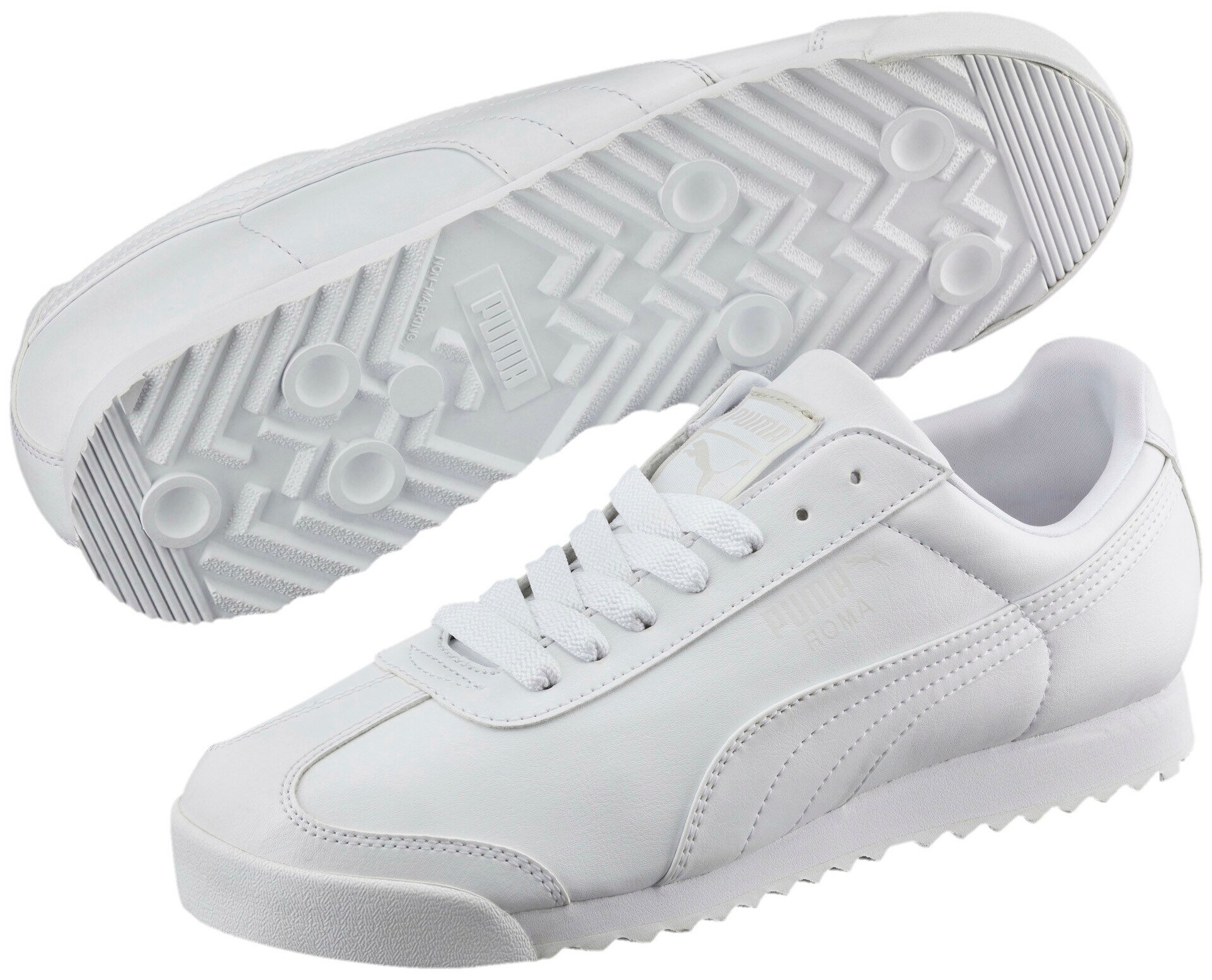 puma white roma